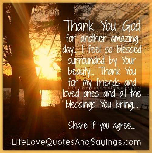 thanks for another day quotes and sayings